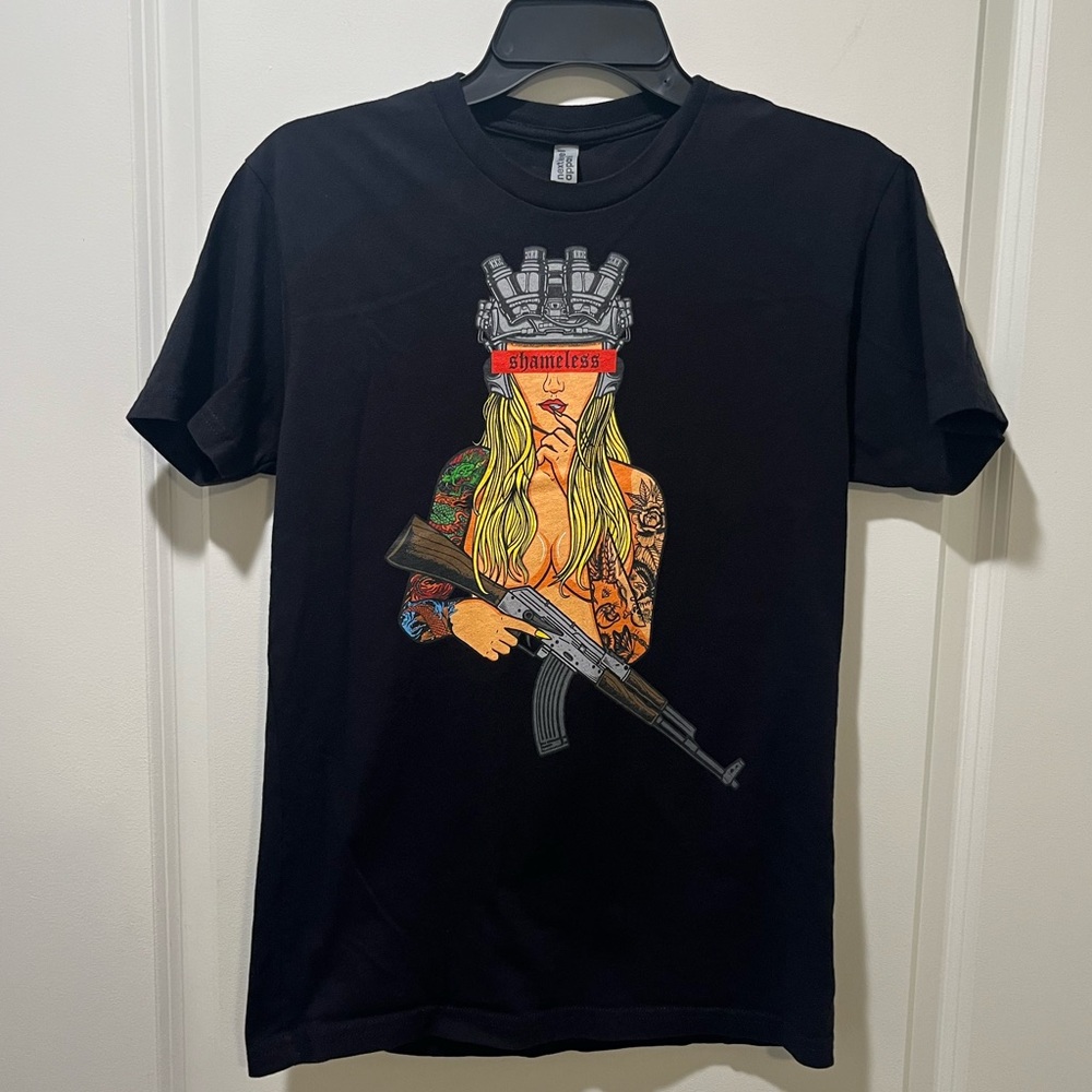 Shameless NSFW Black Graphic T-Shirt